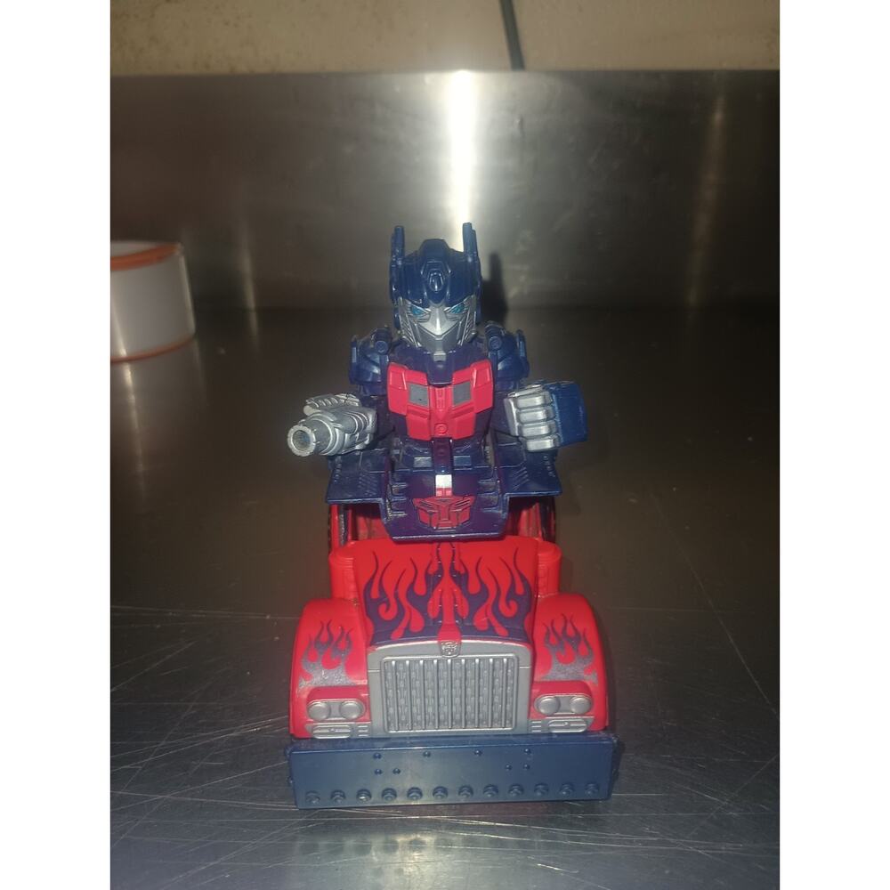 *2008 Transformers Truck Action Figure Toy Blue RED Hasbro 6 inches